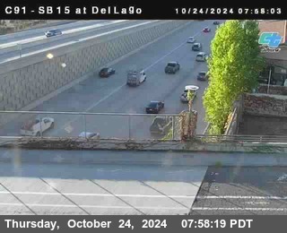 SB 15 at Del Lago bridge