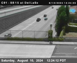 SB 15 at Del Lago bridge