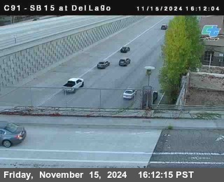 SB 15 at Del Lago bridge