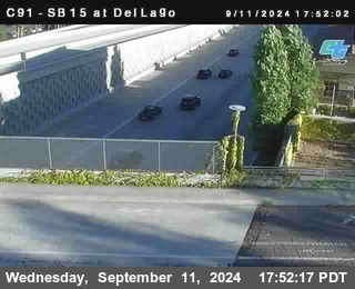 SB 15 at Del Lago bridge