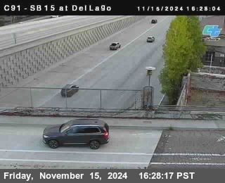 SB 15 at Del Lago bridge