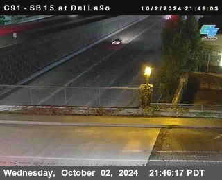 SB 15 at Del Lago bridge