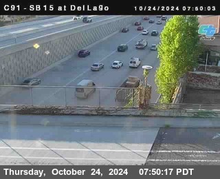 SB 15 at Del Lago bridge