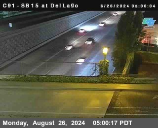 SB 15 at Del Lago bridge