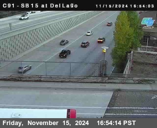 SB 15 at Del Lago bridge