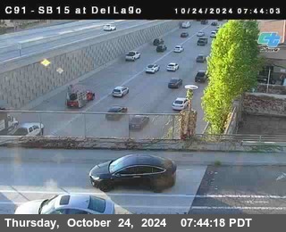 SB 15 at Del Lago bridge