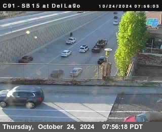 SB 15 at Del Lago bridge