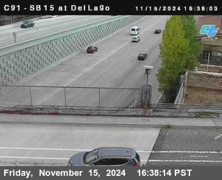 SB 15 at Del Lago bridge