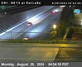 SB 15 at Del Lago bridge