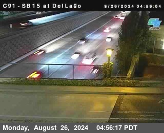 SB 15 at Del Lago bridge