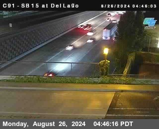 SB 15 at Del Lago bridge