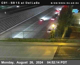 SB 15 at Del Lago bridge