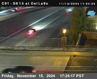 SB 15 at Del Lago bridge