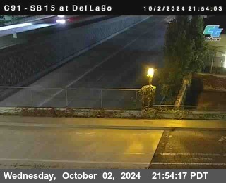 SB 15 at Del Lago bridge