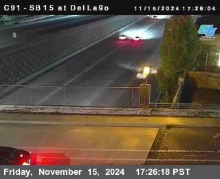 SB 15 at Del Lago bridge