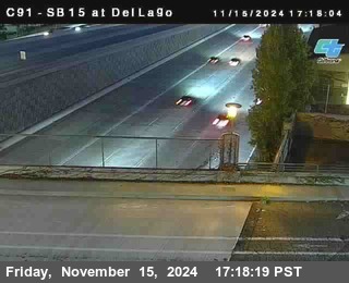 SB 15 at Del Lago bridge