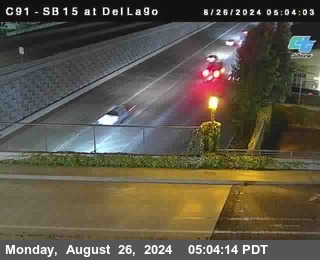 SB 15 at Del Lago bridge