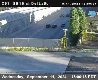 SB 15 at Del Lago bridge