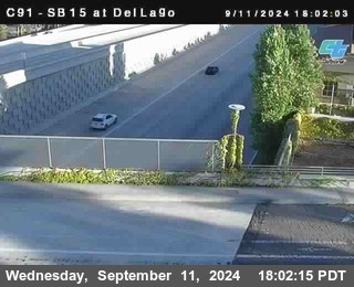 SB 15 at Del Lago bridge