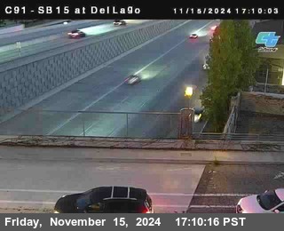 SB 15 at Del Lago bridge