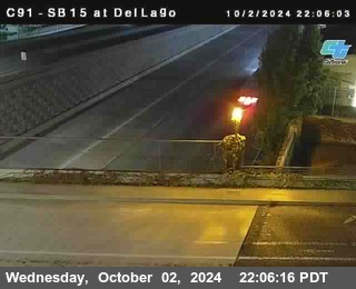 SB 15 at Del Lago bridge