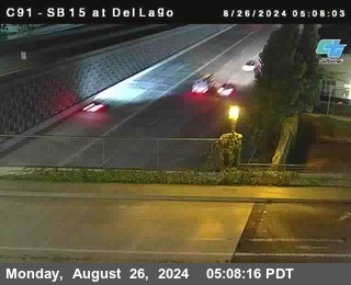 SB 15 at Del Lago bridge