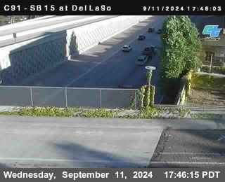 SB 15 at Del Lago bridge