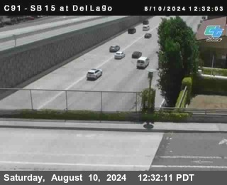 SB 15 at Del Lago bridge