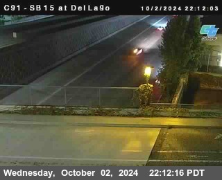 SB 15 at Del Lago bridge