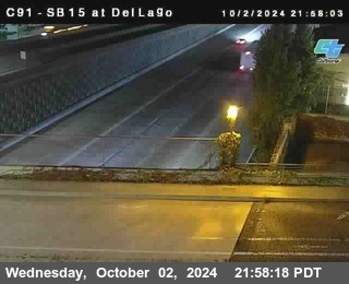 SB 15 at Del Lago bridge