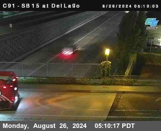 SB 15 at Del Lago bridge