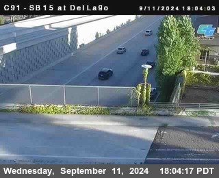 SB 15 at Del Lago bridge