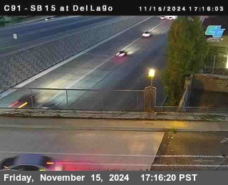 SB 15 at Del Lago bridge