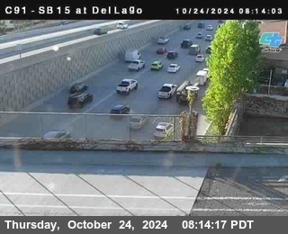 SB 15 at Del Lago bridge