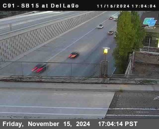 SB 15 at Del Lago bridge