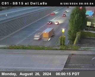 SB 15 at Del Lago bridge