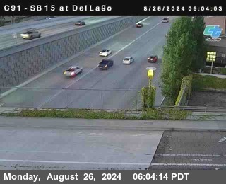 SB 15 at Del Lago bridge