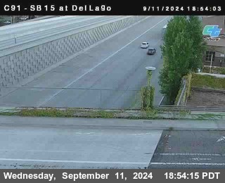 SB 15 at Del Lago bridge