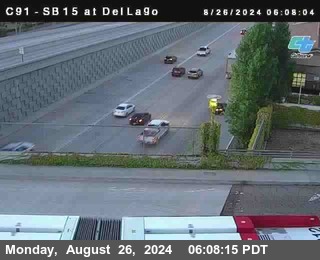 SB 15 at Del Lago bridge