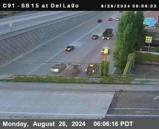 SB 15 at Del Lago bridge