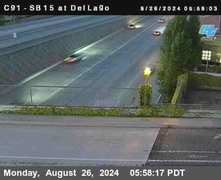 SB 15 at Del Lago bridge