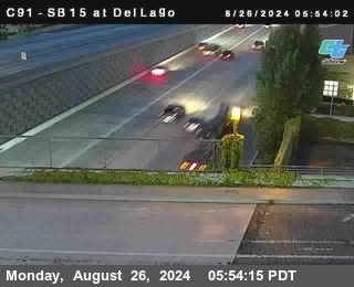 SB 15 at Del Lago bridge