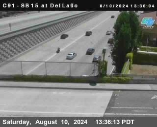 SB 15 at Del Lago bridge