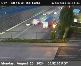 SB 15 at Del Lago bridge