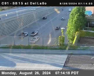 SB 15 at Del Lago bridge