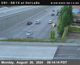 SB 15 at Del Lago bridge