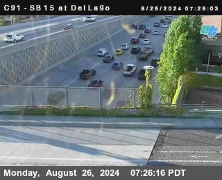 SB 15 at Del Lago bridge