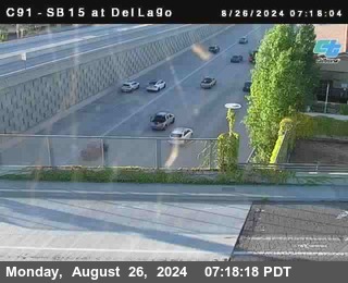 SB 15 at Del Lago bridge