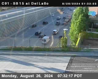 SB 15 at Del Lago bridge