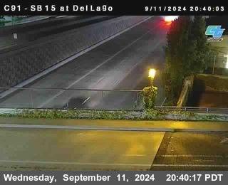 SB 15 at Del Lago bridge